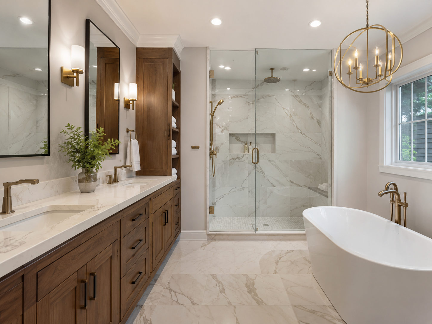 Bathroom remodeling project by All Phase Contractors